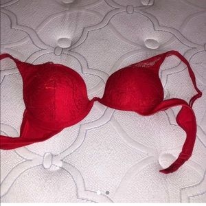 SEXY RED LACE BRA